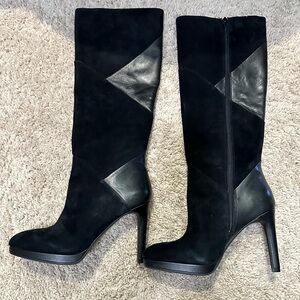 Black 7 1/2 knee high boots